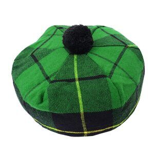 1655 Haaur Scottish Tammy Hat Traditional Kilt Tam O' Shatner Acrylic Wool
